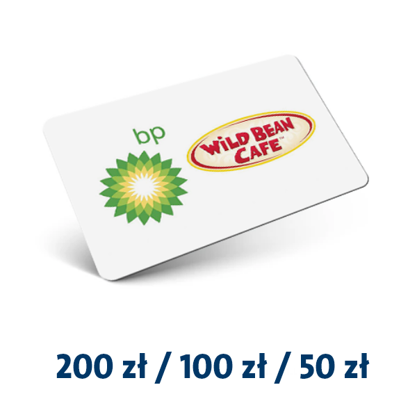 Karta podarunkowa BP Wild Bean Cafe 200/100/50 PLN