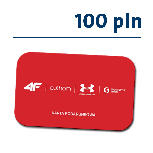 E-karta podarunkowa do 4F o wartości 100 PLN